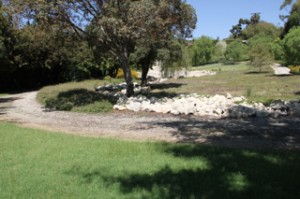The former trash dump is now a park