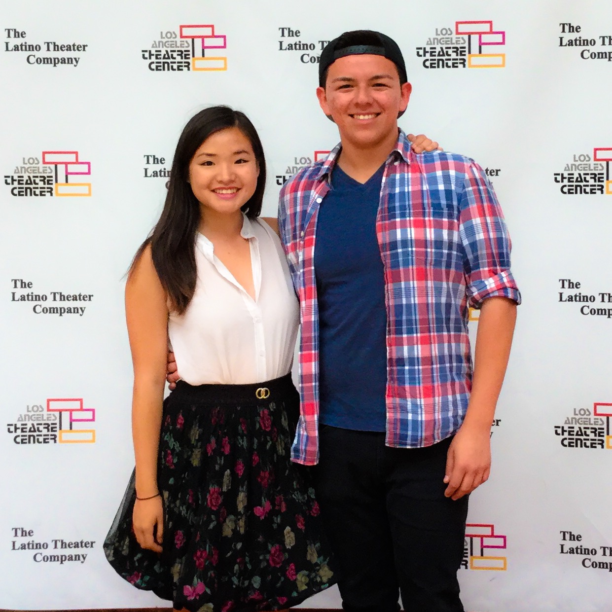 Cornerstone's Development Intern Natasha Liu and Communications Intern Joseph Reyes